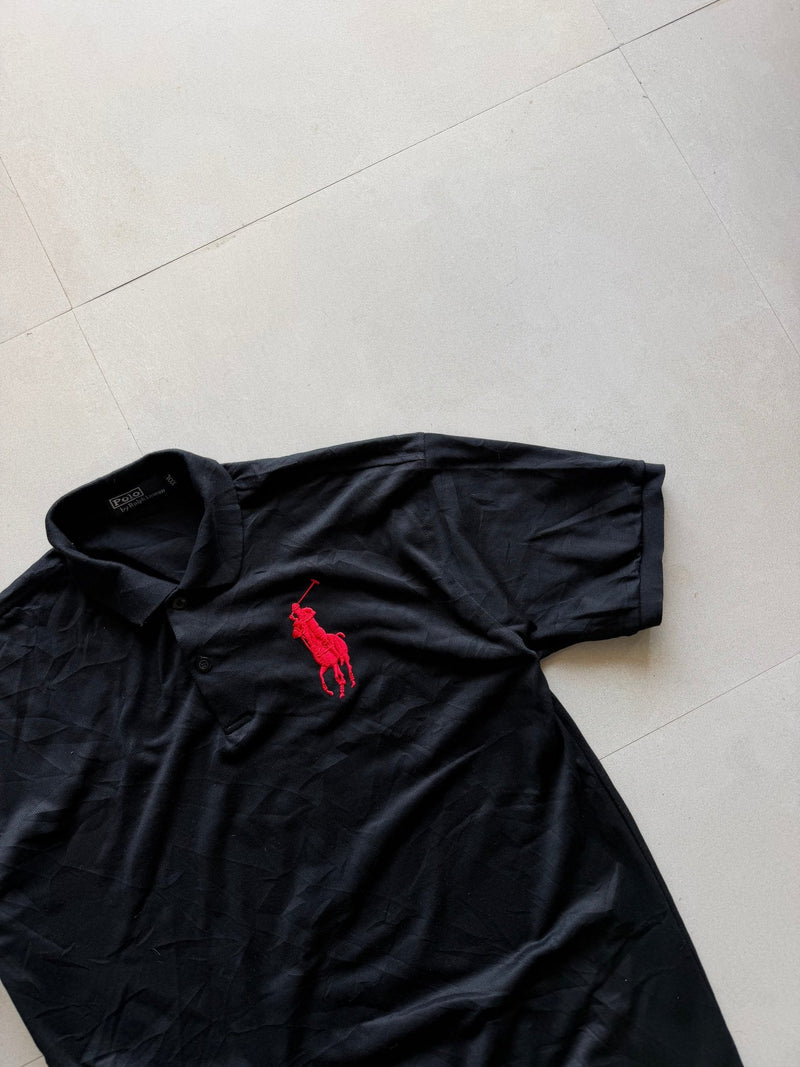 RALPH LAUREN BIG PONY POLO TEE - XXS - Aged Arc