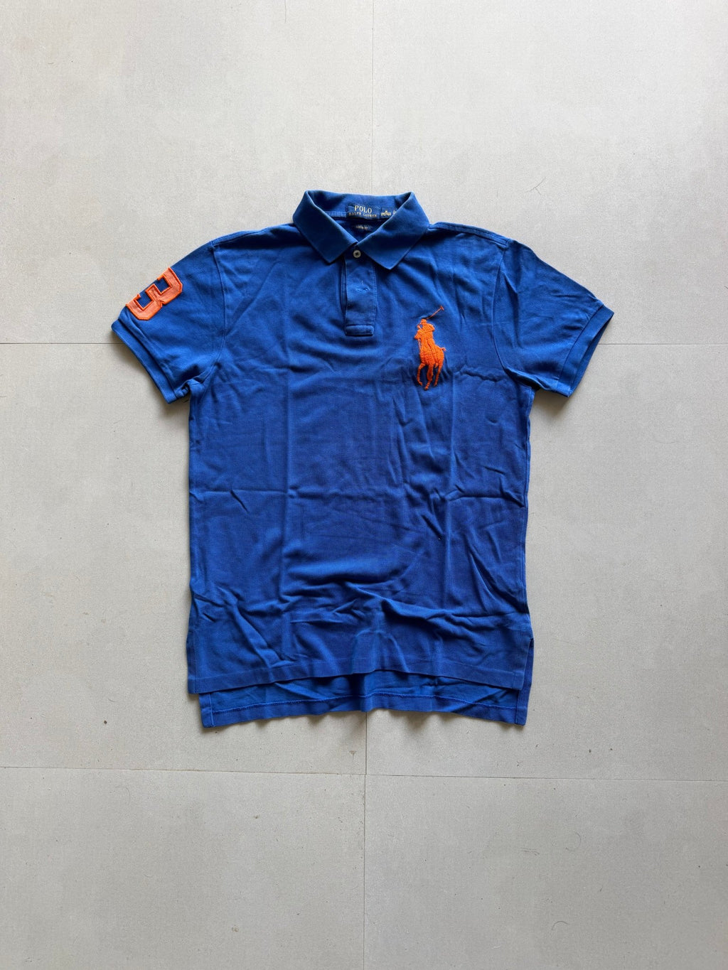 RALPH LAUREN BIG PONY POLO TEE - XXS - Aged Arc
