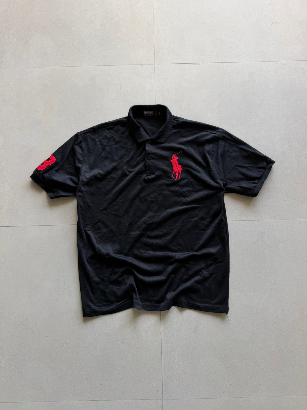 RALPH LAUREN BIG PONY POLO TEE - XXS - Aged Arc