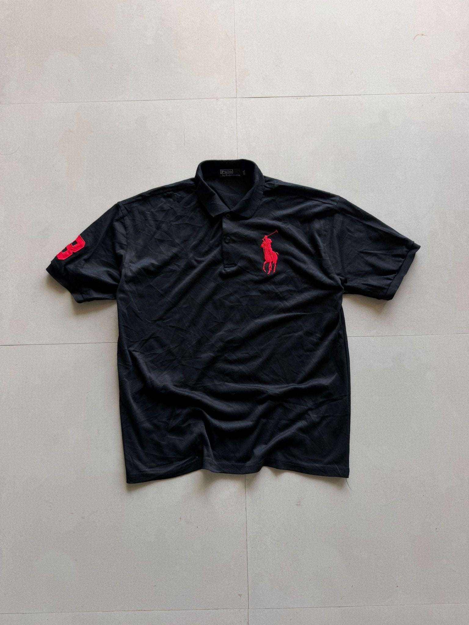 RALPH LAUREN BIG PONY POLO TEE - XXS - Aged Arc
