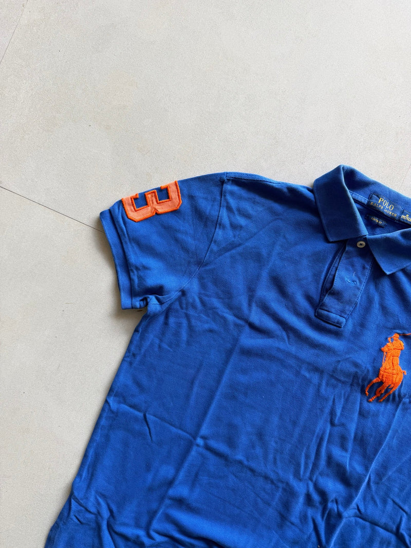 RALPH LAUREN BIG PONY POLO TEE - XXS - Aged Arc