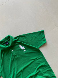 RALPH LAUREN BIG PONY POLO TEE - XXS - Aged Arc