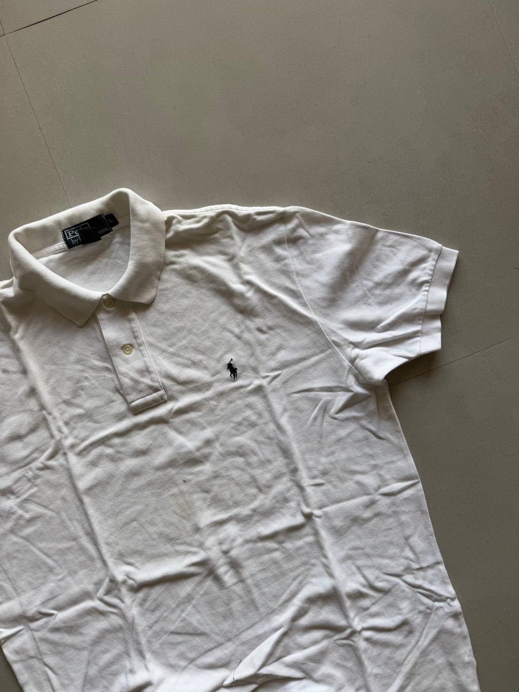 RALPH LAUREN POLO TEE - L - Aged Arc