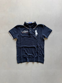 RALPH LAUREN USA POLO TEE - XXS - Aged Arc