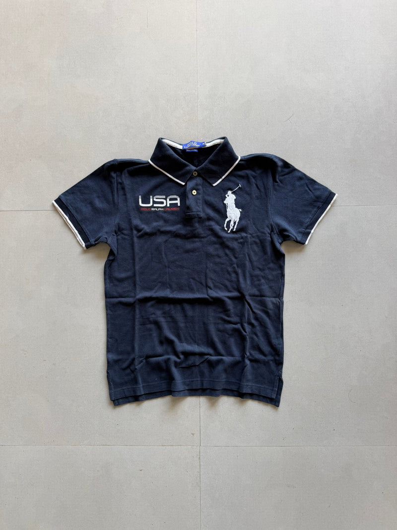 RALPH LAUREN USA POLO TEE - XXS - Aged Arc