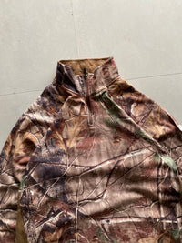 REAL TREE CAMOU QUARTER ZIP JACKET - XL - Aged Arc