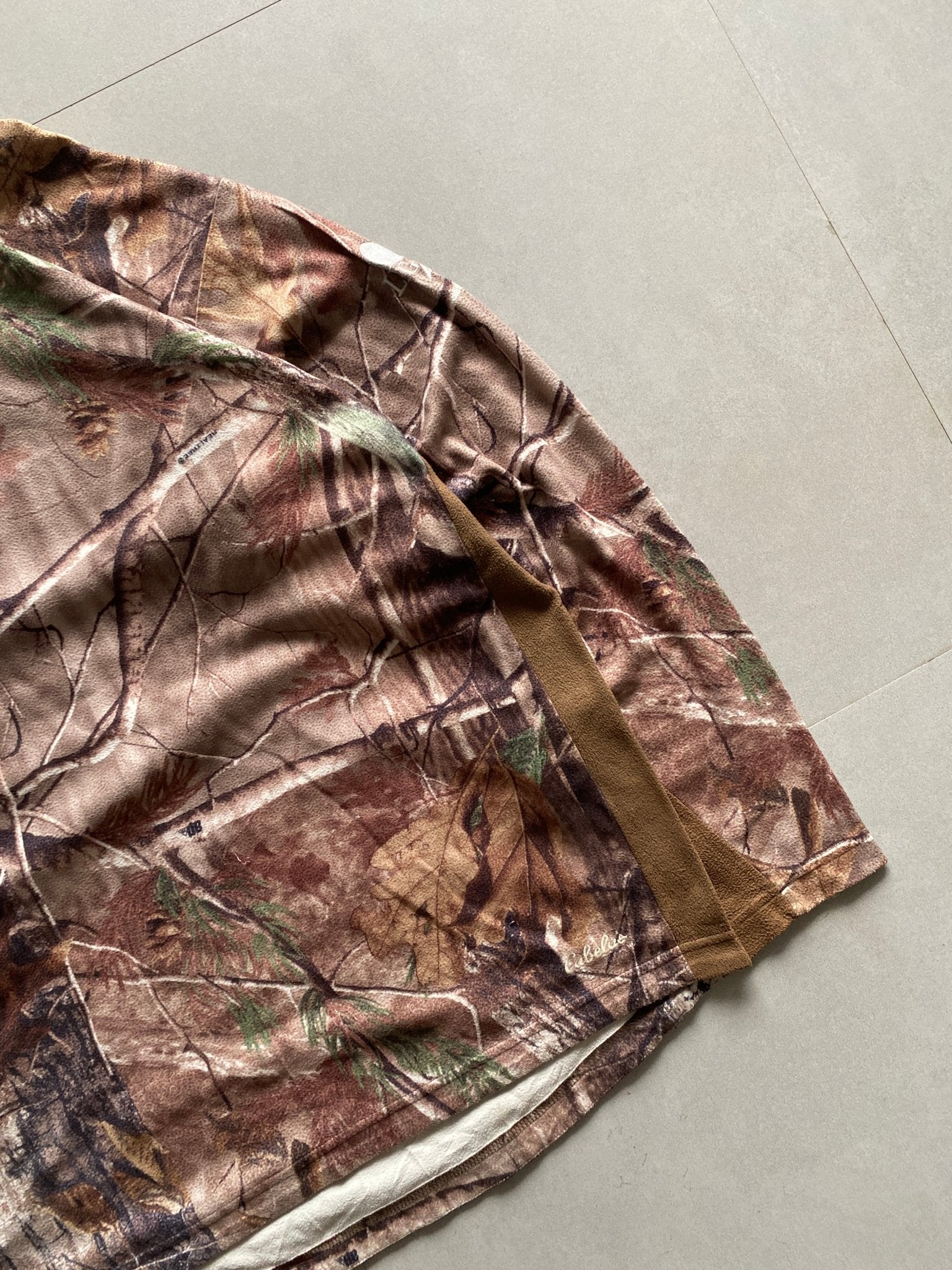 REAL TREE CAMOU QUARTER ZIP JACKET - XL - Aged Arc