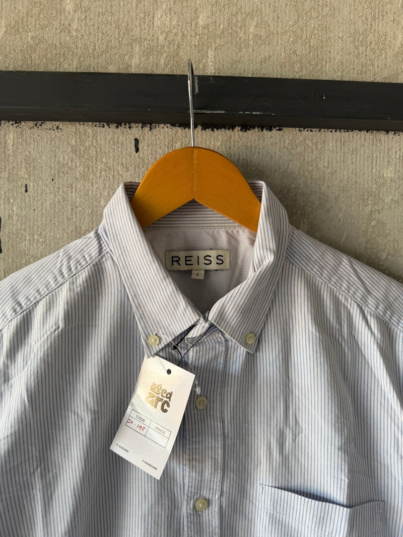 REISS STRIPED SHIRT - L ST148 - Aged Arc