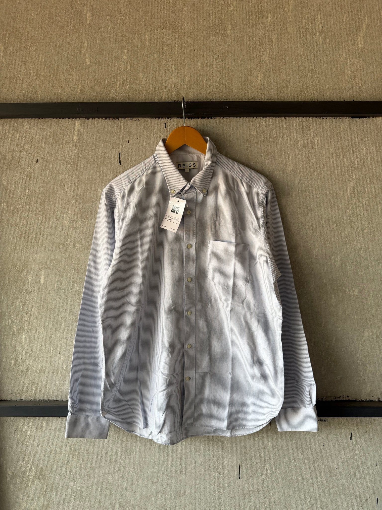 REISS STRIPED SHIRT - L ST148 - Aged Arc