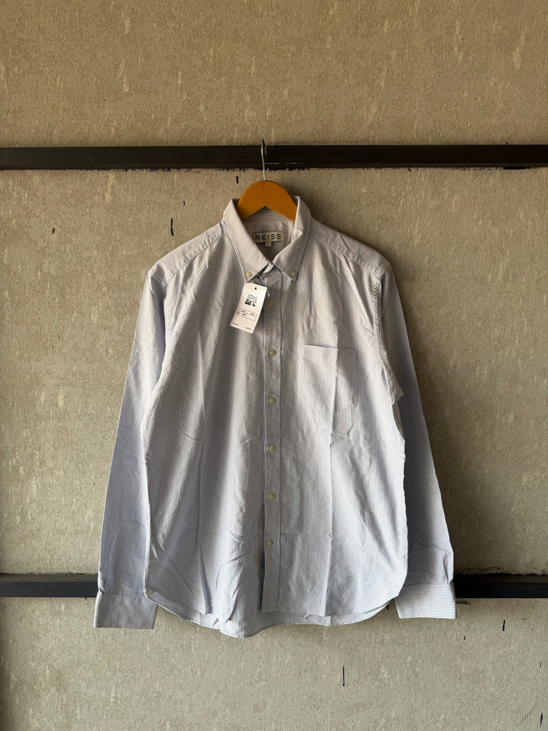 REISS STRIPED SHIRT - L ST148 - Aged Arc