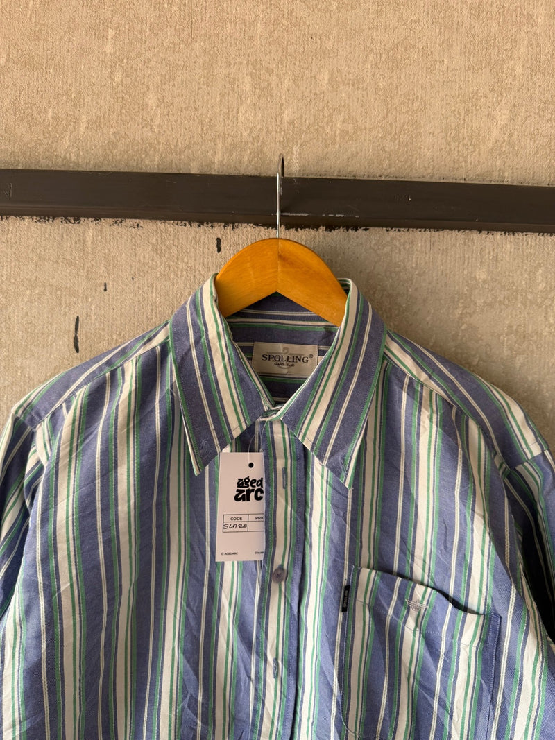 SPOLLING LINEN SHIRT - L - Aged Arc