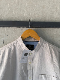 THREADBARE LINEN SHIRT - Aged Arc