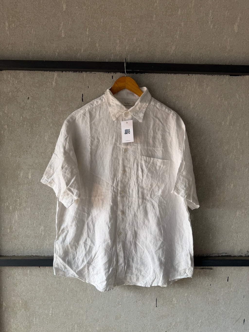 TURNBURY LINEN SHIRT SLN85 - XL - Aged Arc