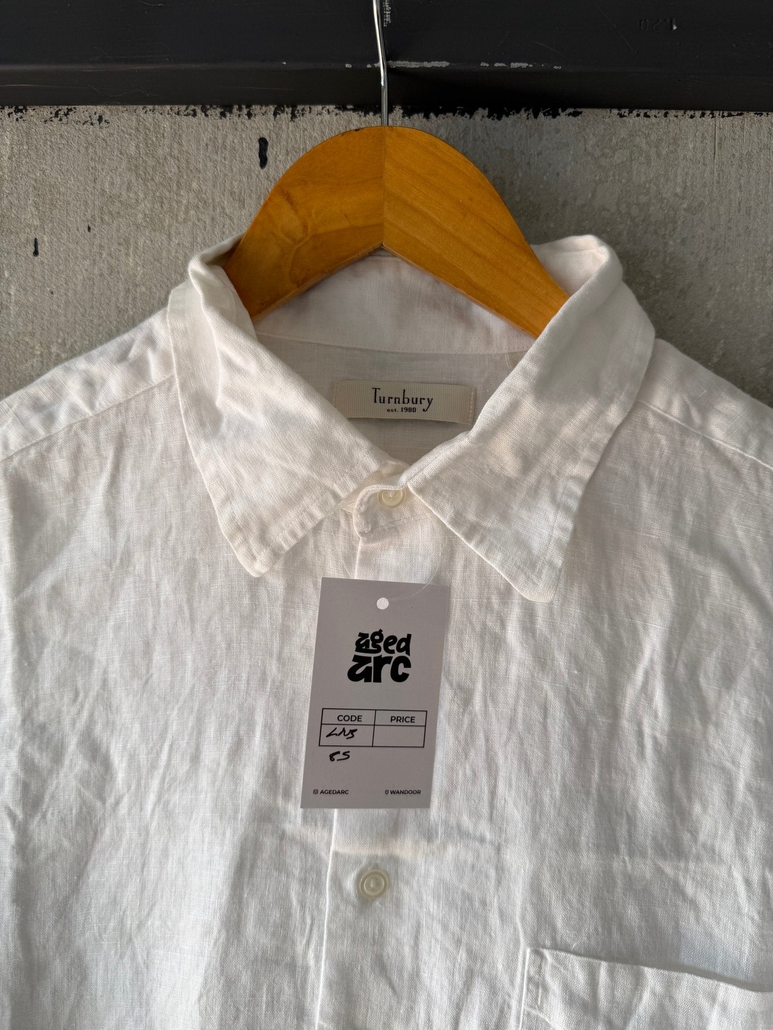 TURNBURY LINEN SHIRT SLN85 - XL - Aged Arc