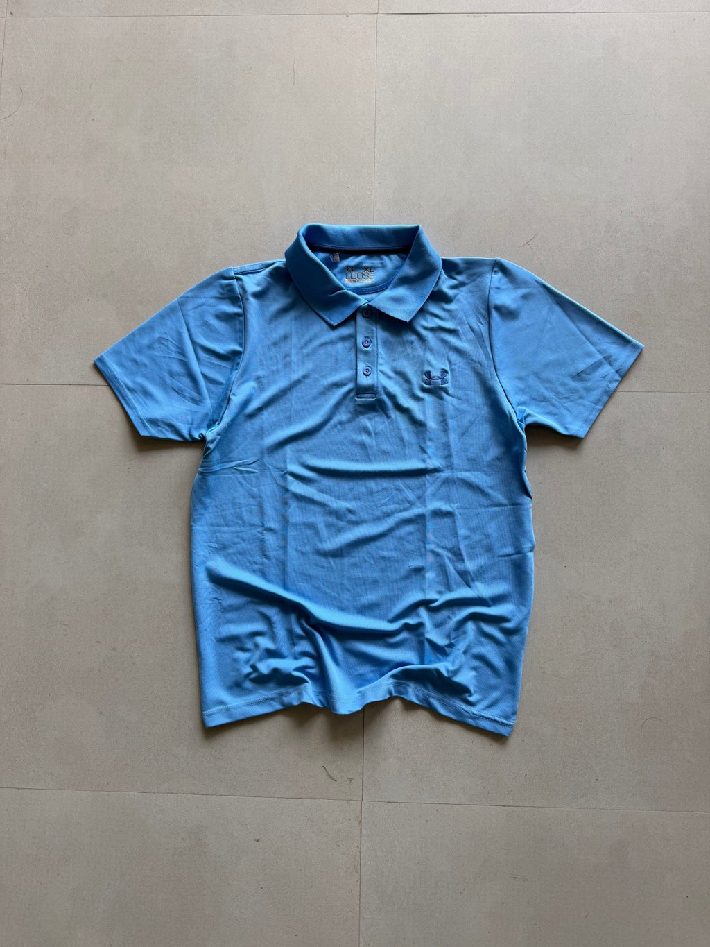 UNDER ARMOUR DRI FIT POLO TEE - M - Aged Arc