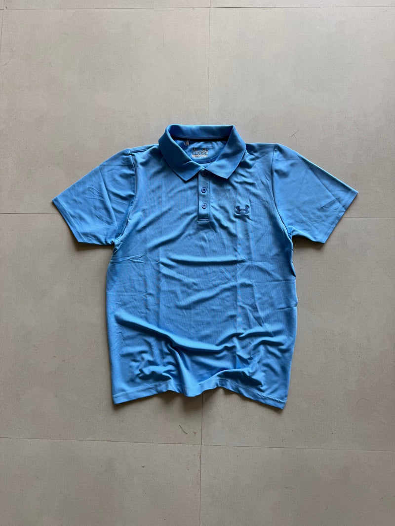 UNDER ARMOUR DRI FIT POLO TEE - M - Aged Arc