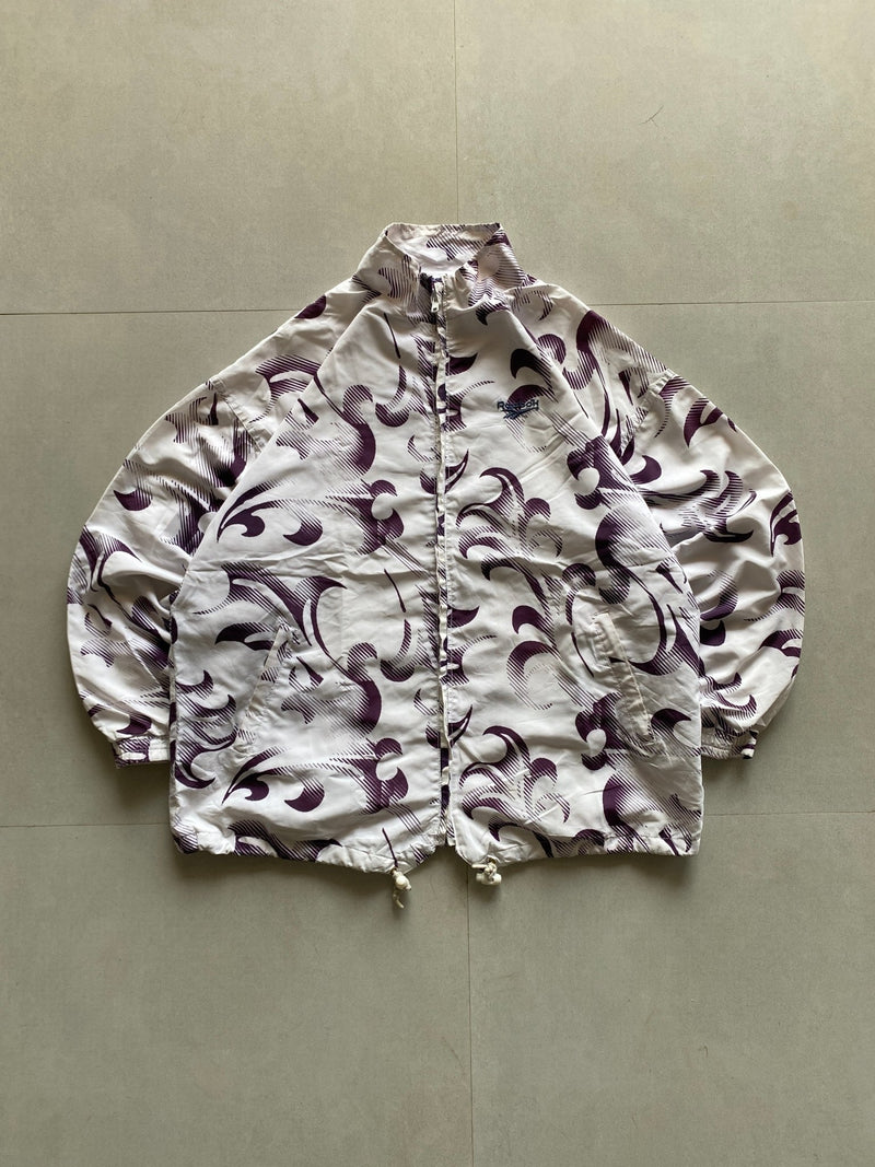 VINTAGE REEBOK PRINTED JACKET - XL - Aged Arc