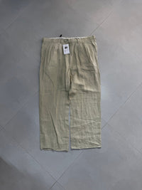 WIDE LEG LINEN PANT LNP42 - M - Aged Arc